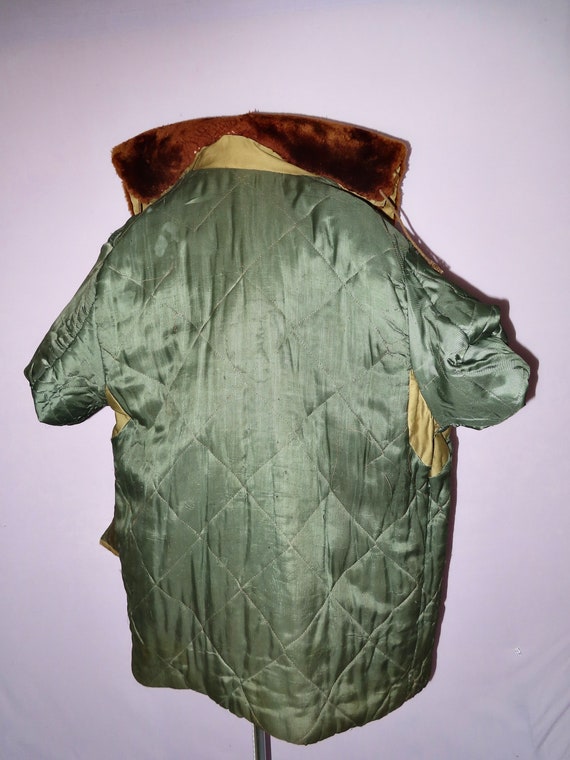 Vintage Parka Army Air Force 1940s WWII B-10 Mili… - image 9