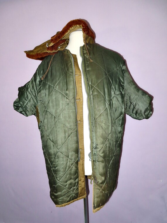 Vintage Parka Army Air Force 1940s WWII B-10 Mili… - image 10