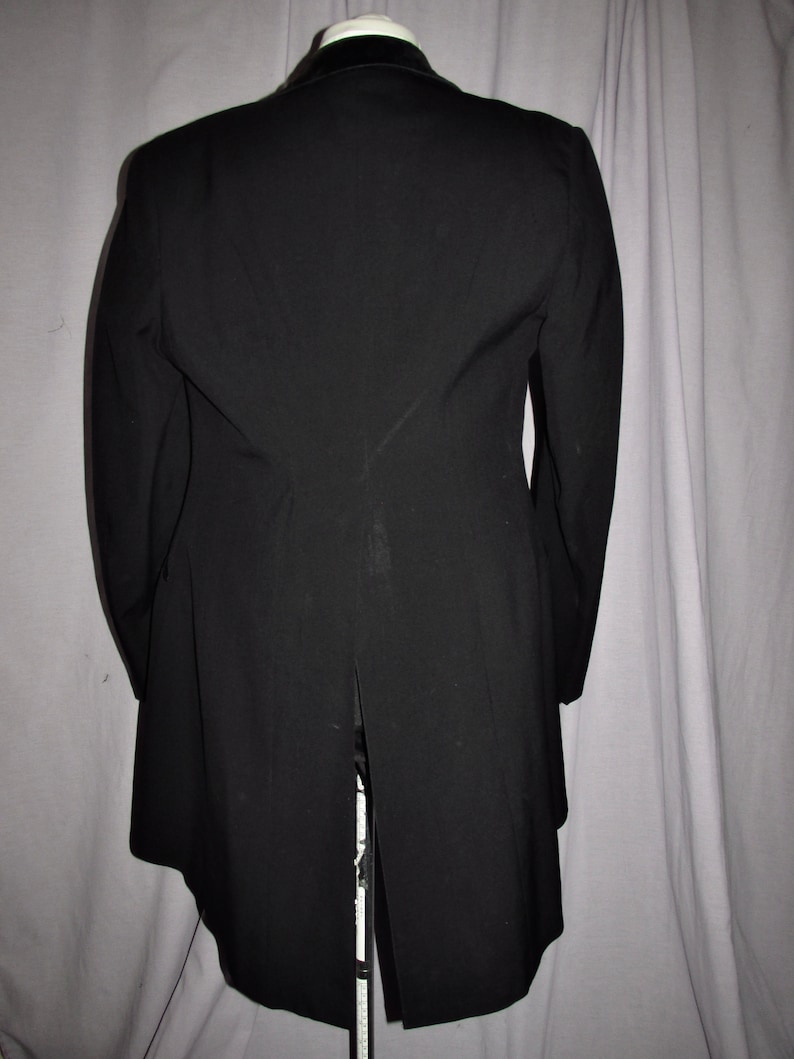 Black Cutaway Sz 40L-41L Vintage Morning Coat Jacket Dickens - Etsy