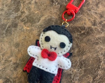 Bela Lugosi vampire Dracula keychain, bag charm