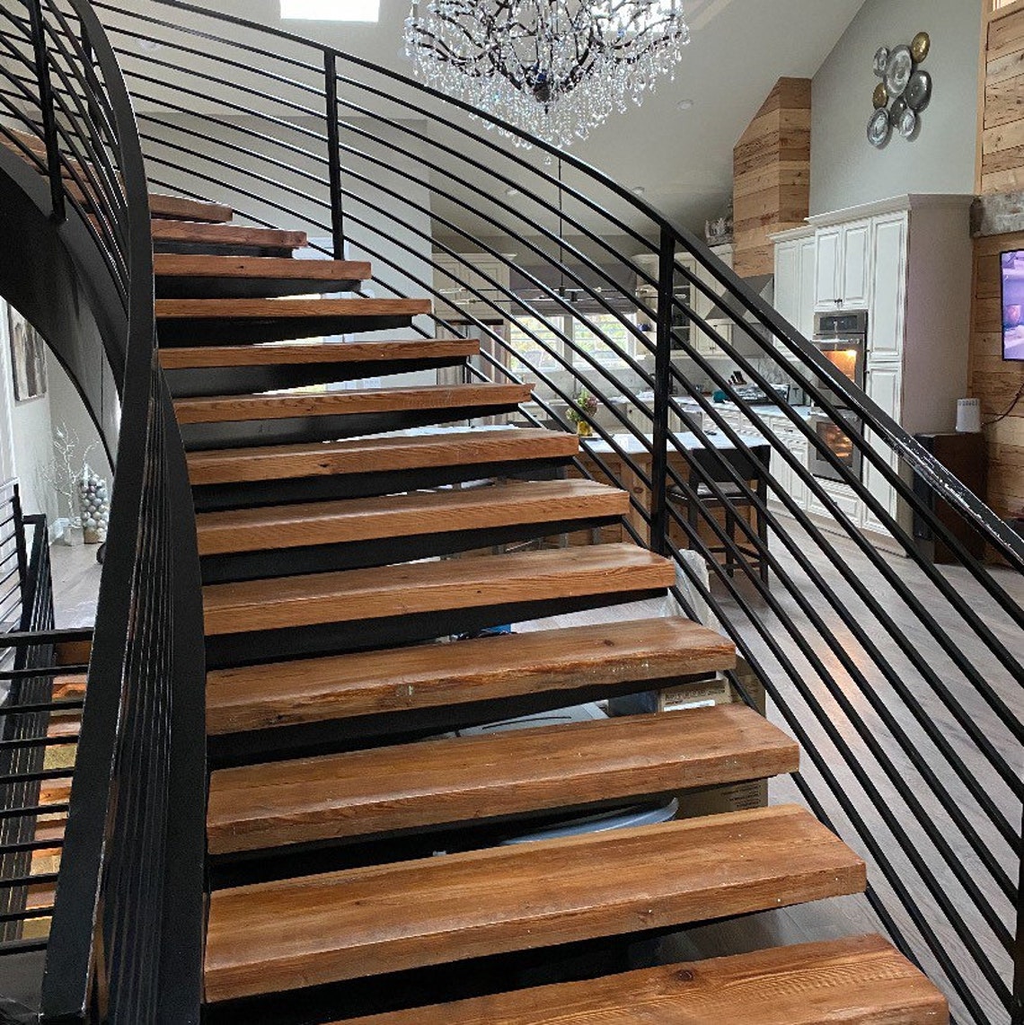 Thick Solid Stair Treads Reclaimed Wood Thick Stairs Treads Etsy