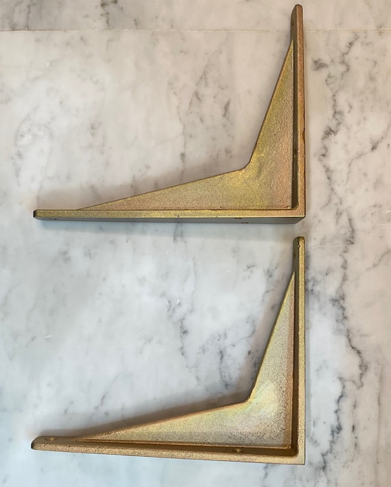 Classic Shelf Bracket Available in Antique Brass and Black Etsy