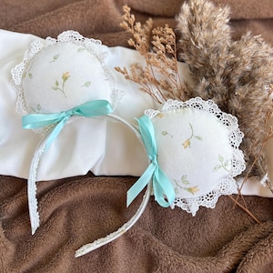 Lace, Flower Minnie Ears , Summer/ Spring Ears, Floral, Lace Mouse Ears