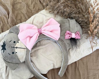 Eeyore inspired Ears, Eeyore from Winnie the Pooh Mouse Ears, Handmade Ears