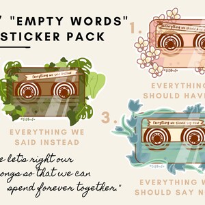 Tapes met lege woorden [Stickerpack]