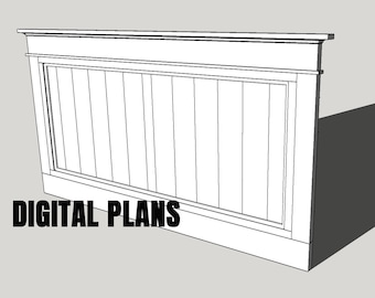 Farmhouse Headboard Plans (king)