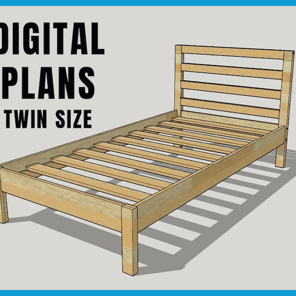 Twin Bed Frame Etsy