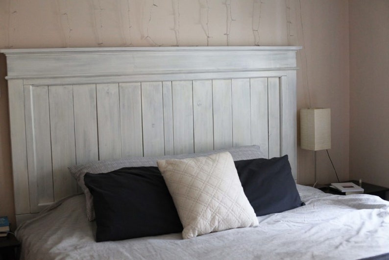 Farmhouse Headboard Plans king Etsy
