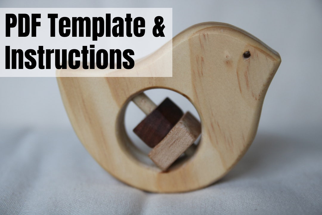 Bird Rattle PDF Template - Etsy