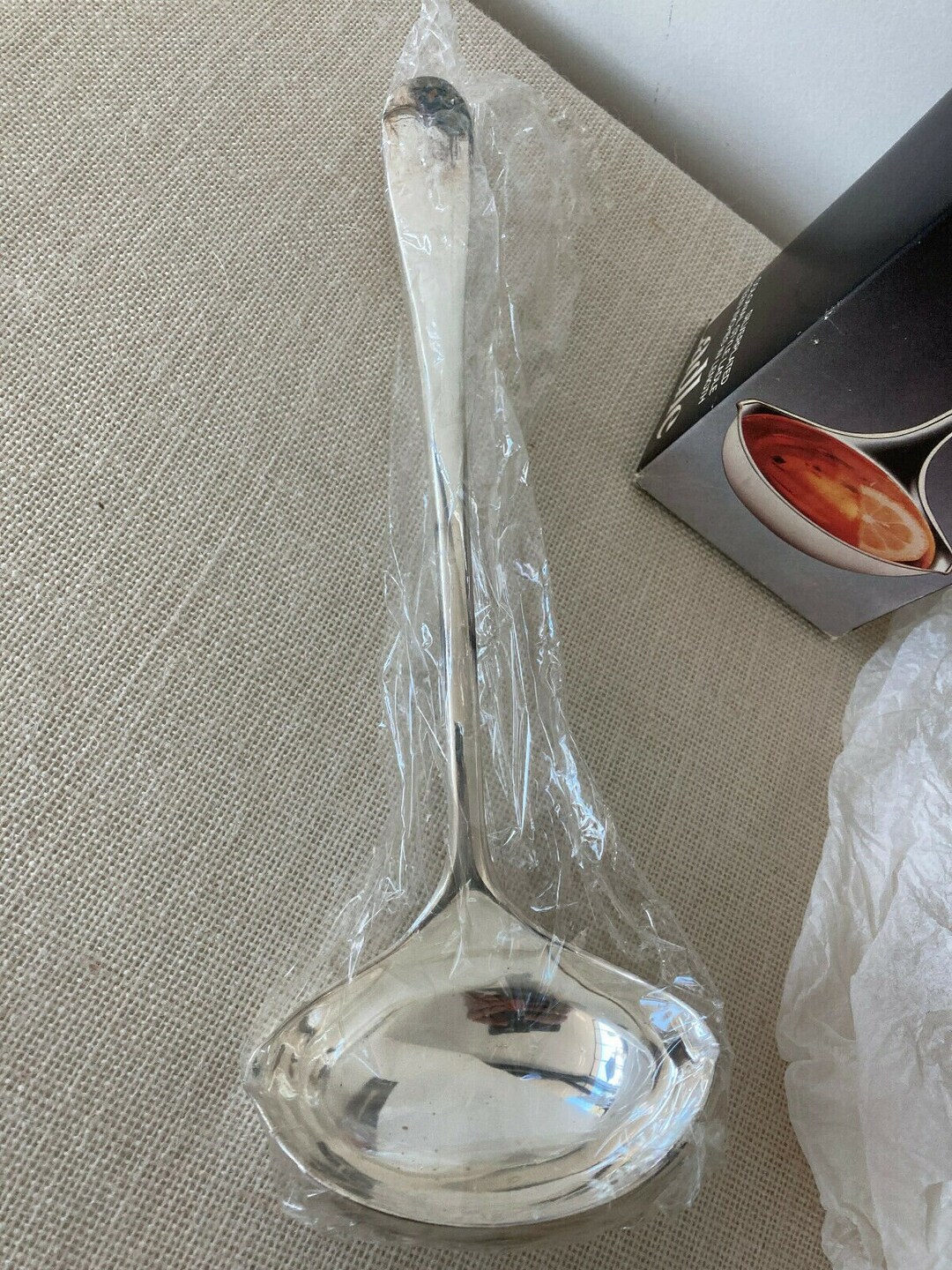 Vintage New Silverplate Ladle by Leonard Italy towle Etsy