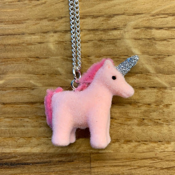 Etsy unicorn necklace deals