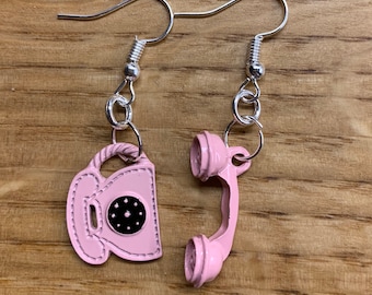 Funky telephone earrings