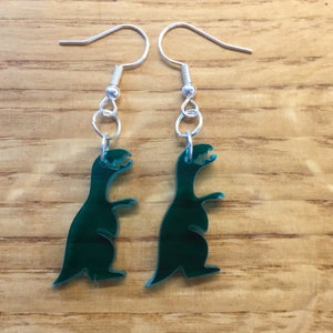 Dinosaur T-Rex earrings