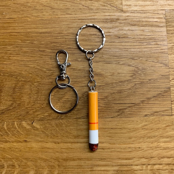 Cigarette Keychain Etsy