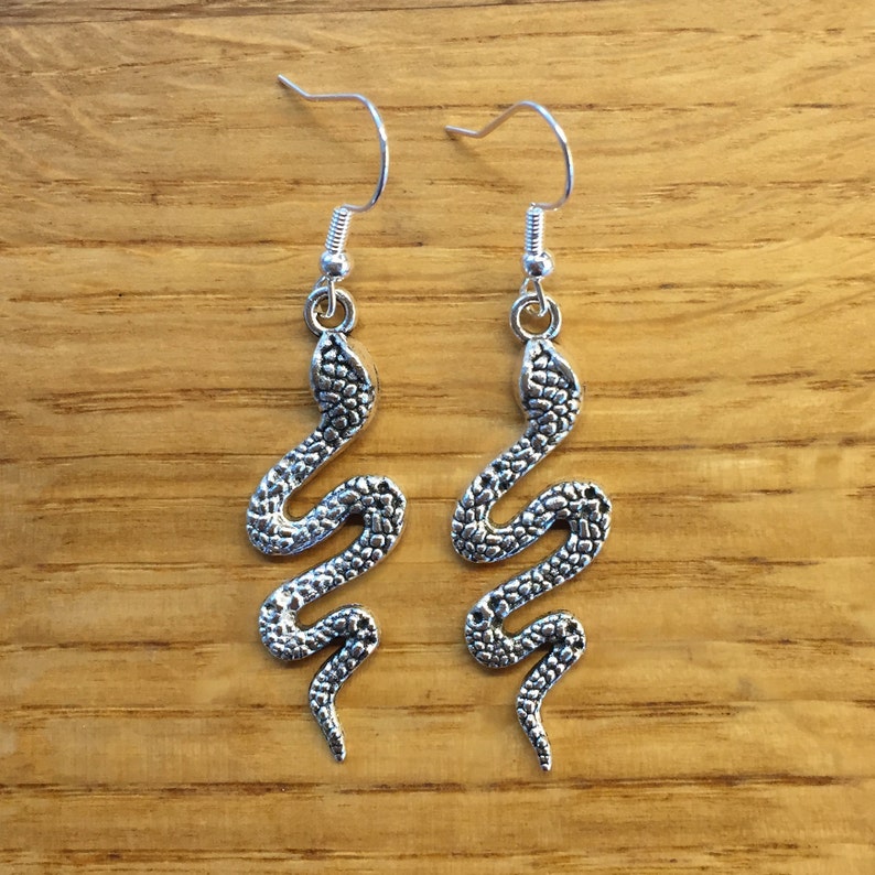 Snake Earrings Etsy