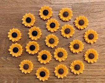sunflower croc charms