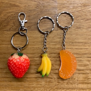 Fruity keychain/ bag clip
