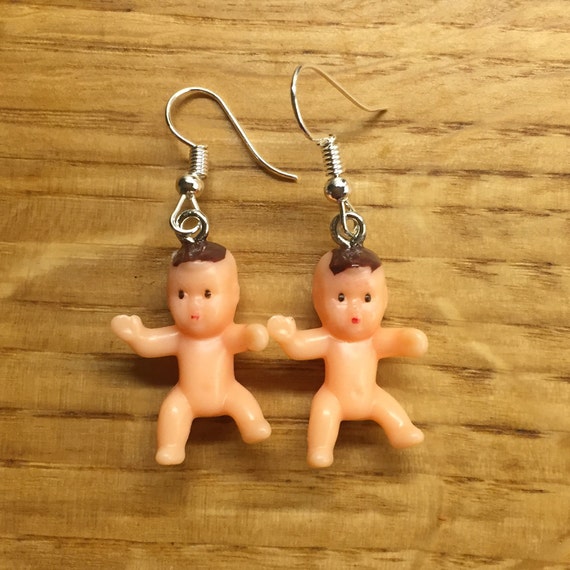 Cute baby doll earrings | Etsy