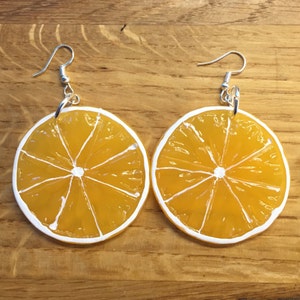 Orange Slice earrings