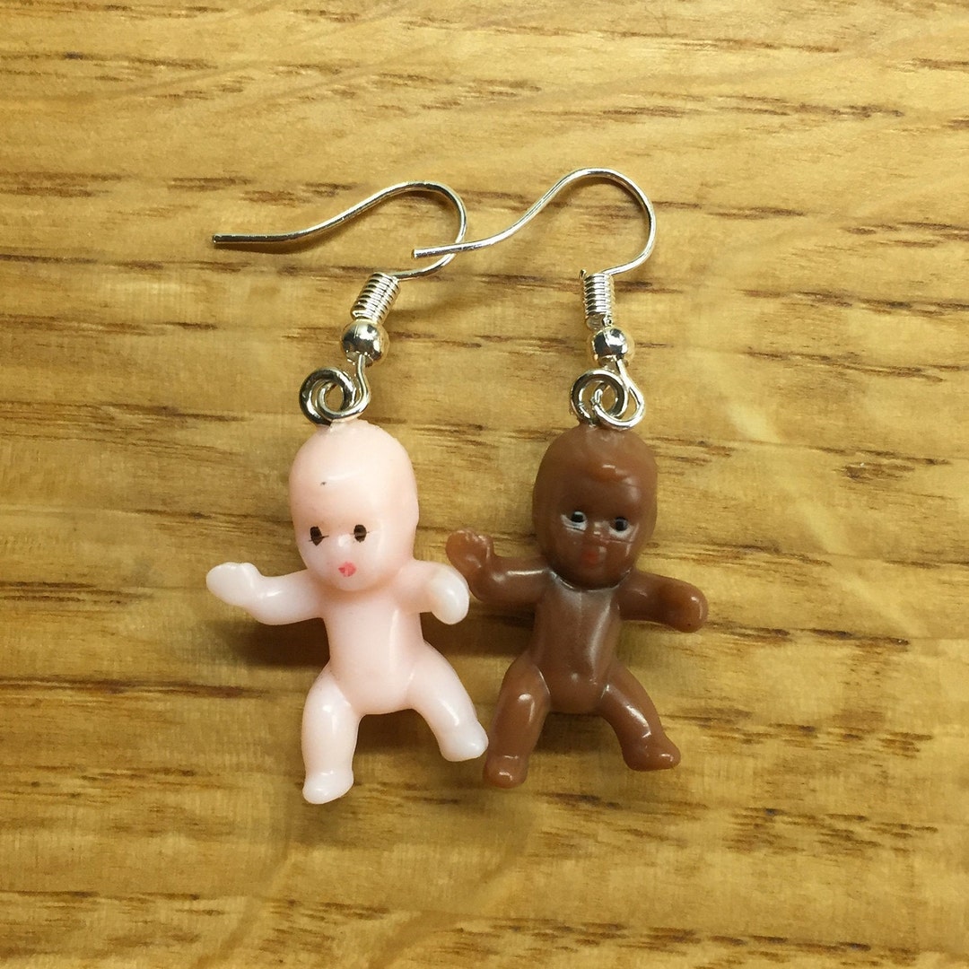 Multicultural Cute Baby Doll Earrings Etsy