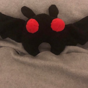 Moth Man plushie, Mothman Stuffed Animal, Cryptid Plush,  Couples See Man-Sized Bird plushie, Creature plushie, halloween decor,