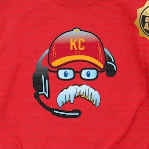 Frozen Andy PNG-Andy Reid Mustache png-Big Red Mustache png-Big Red Frozen-kc football png-mahomes png-coach reid png