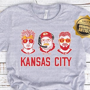 Mahomes png-Kelce png-Andy Reid png-KC Football png-Red Kingdom-Dream Team-Red Friday