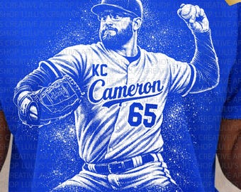 Noah Cameron Halftone PNG-kc béisbol png-kansas city png-forever royal png-slugger png-witt jr-salvy