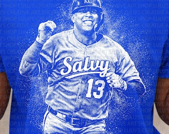 Salvy Halftone PNG-salvy perez png-kc béisbol png-kansas city png-witt jr png-slugger png-forever royal png