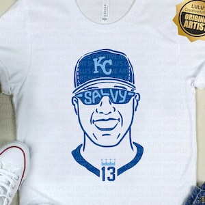 Salvy Perez SVG--KC-Kansas City-Béisbol-Crown Town-Fiebre de primavera-Boys in Blue
