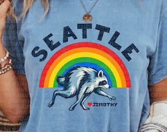 Jimothy Rainbow PNG-jimothy png-seattle raccon png-jimothy forever-long live jimothy
