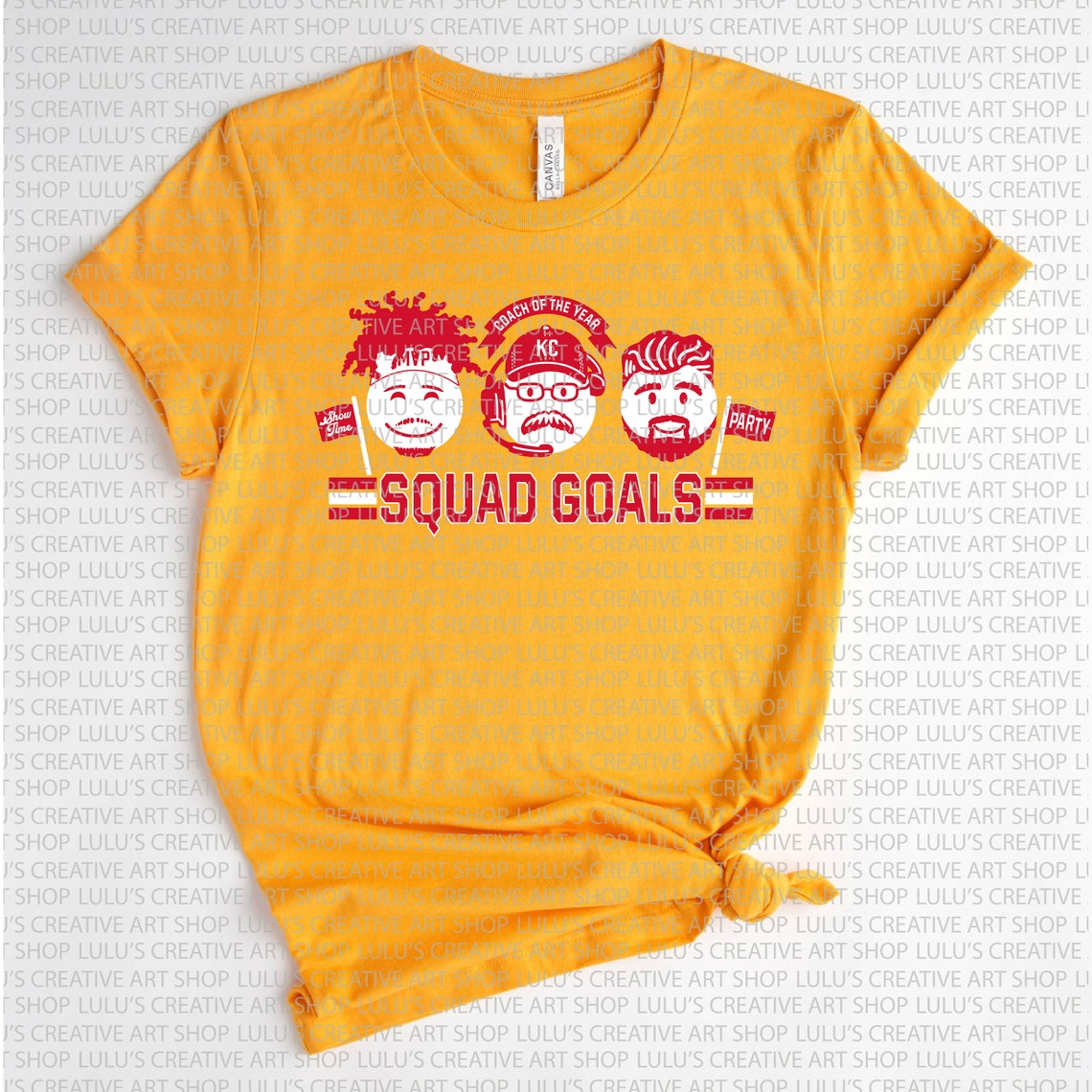 Mahomes SVG-Kelce-Reid-Squad Goals-png-Chiefs Shirt-KC Chiefs - Etsy.de