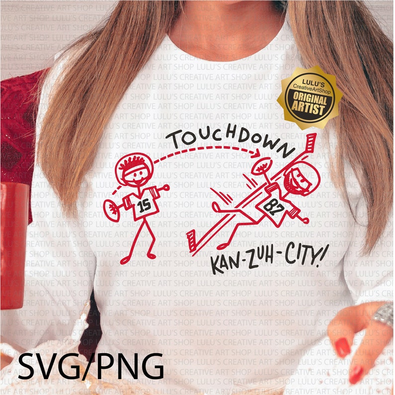 Mahomes Svg-png-kelce Svg-kc Football-touchdown Kan Zuh City Svg ...
