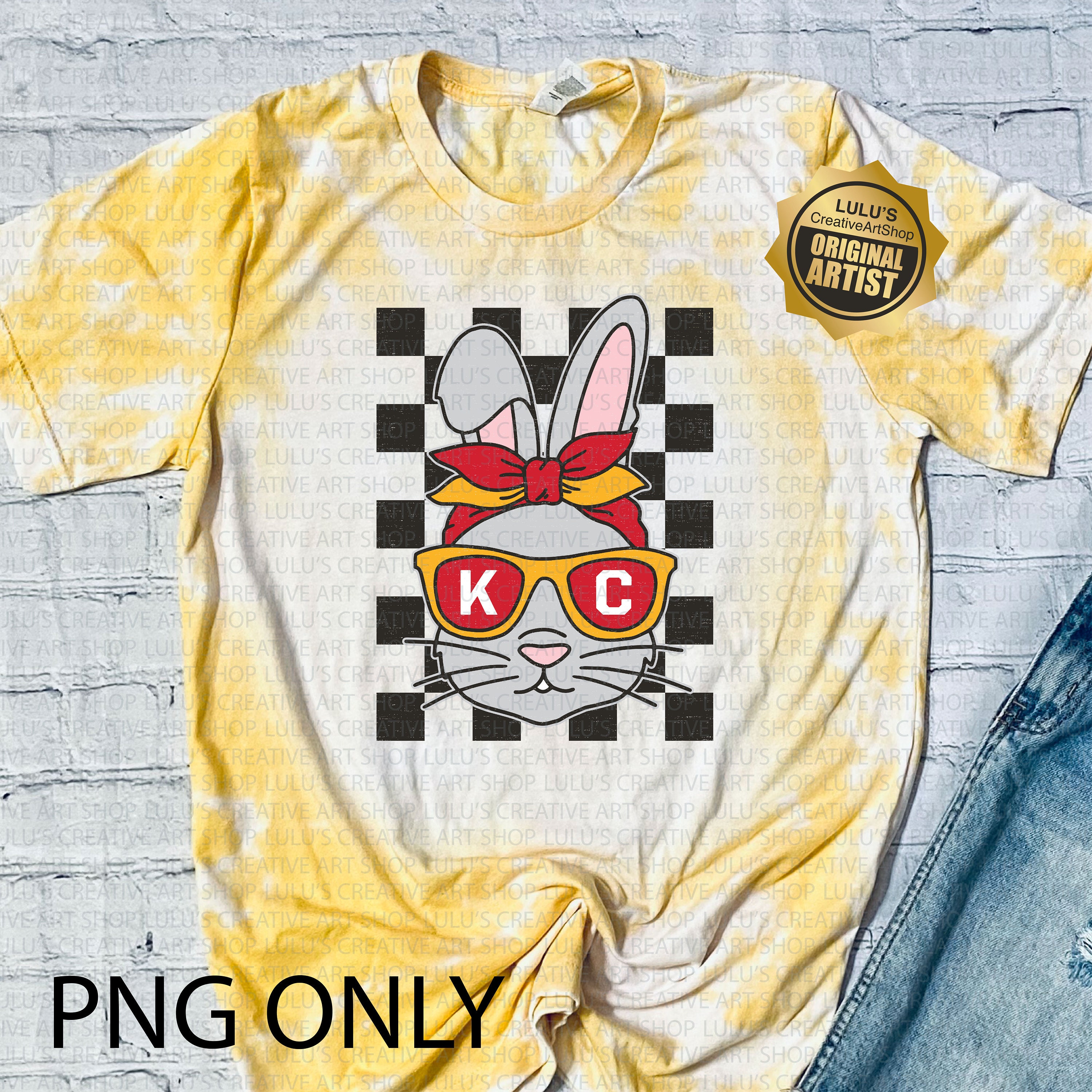 KC Bunny Checkers Png-bunny Checker Png-chiefs Bunny Png-kc - Etsy Canada