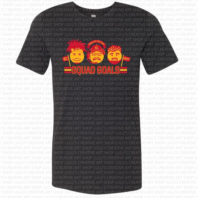 Mahomes SVG-Kelce-Reid-Squad Goals-png-Chiefs Shirt-KC Chiefs - Etsy.de