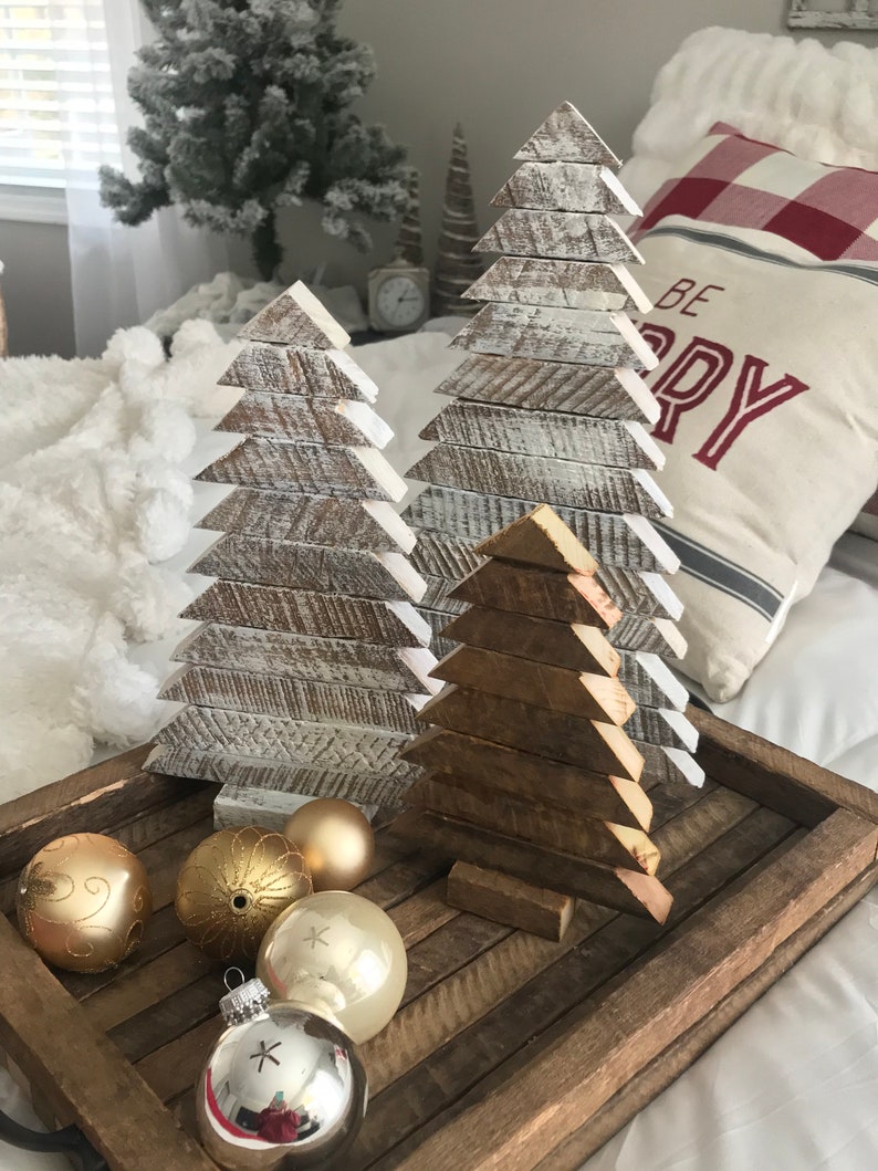 Set of 3 Tobacco Stick Christmas Trees Tobacco Sticks Etsy