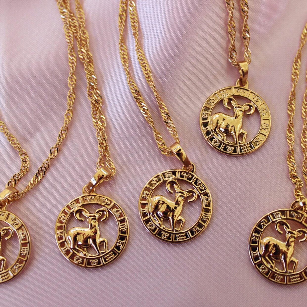 Aries Necklace / Zodiac Necklace / Star Sign Necklace / Aries - Etsy