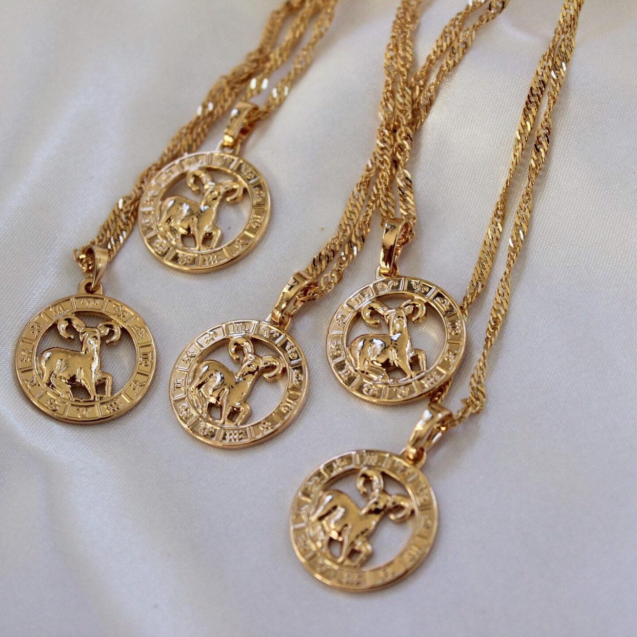Aries Necklace / Zodiac Necklace / Star 