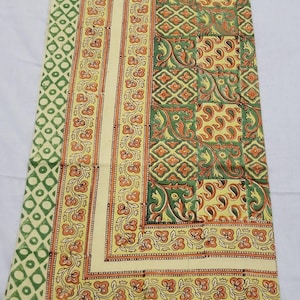 Handcrafted Block Printed Tablecloth , Ideal For Dining, Rustic Wedding, Party and Event Decor, Kitchen Linens, Boho Table Cover