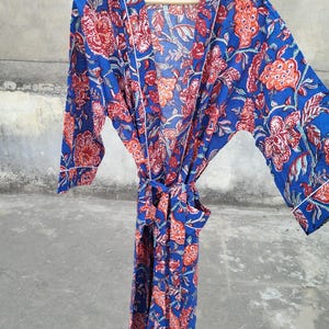 100% Cotton Kimono Robes Beautiful Cotton Kimono Dress Express Delivery Dressing Gown Cotton Kimono Bridesmaid Gift, Bestseller Kimono