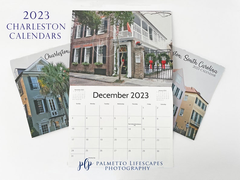 2023 Charleston Calendar Charleston Calendar South Carolina Etsy