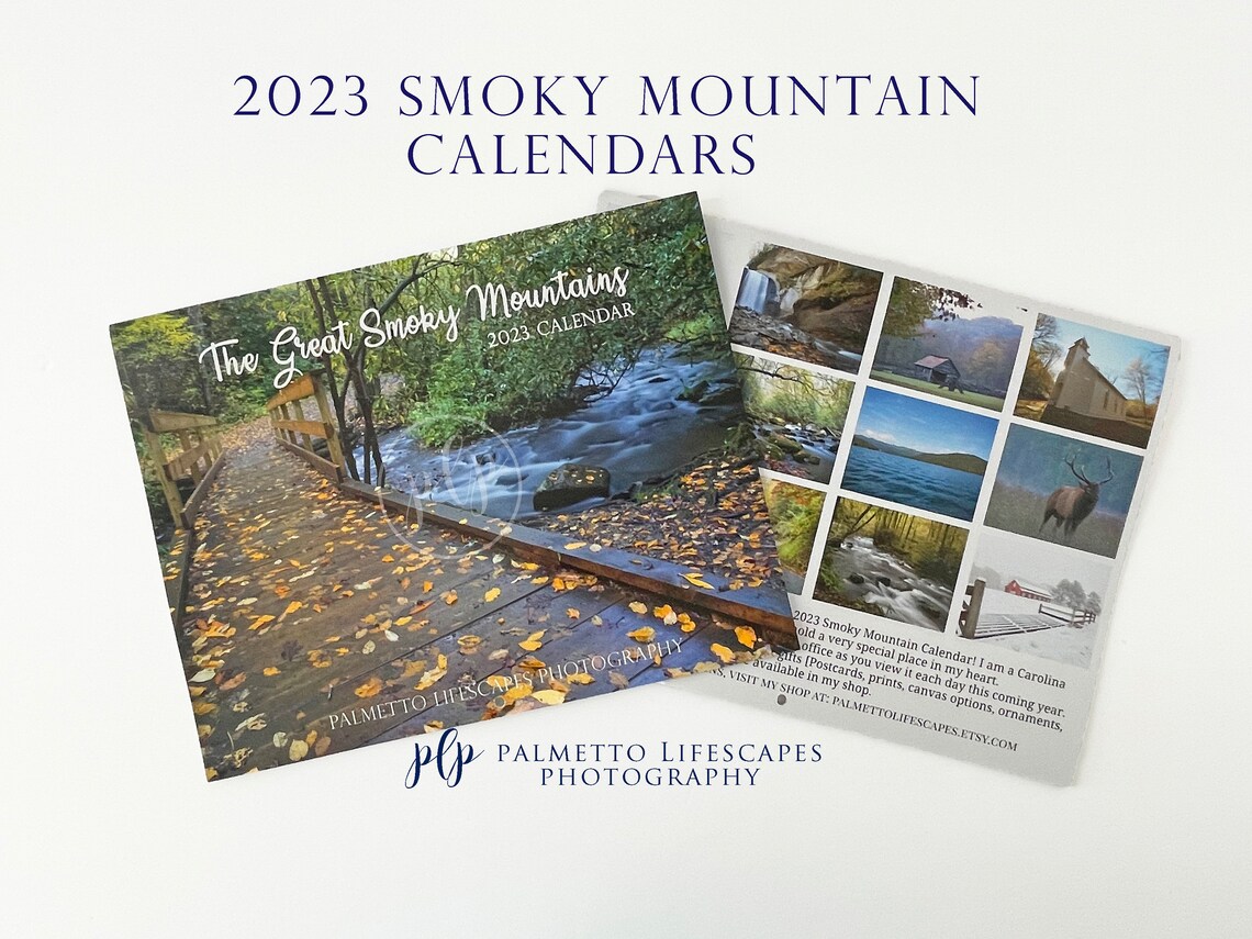 2023 Smoky Mountain Calendar Wall Calendar Smoky Mountains Etsy 2023 Smoky Mountain Calendar Wall Calendar Smoky Mountains Etsy