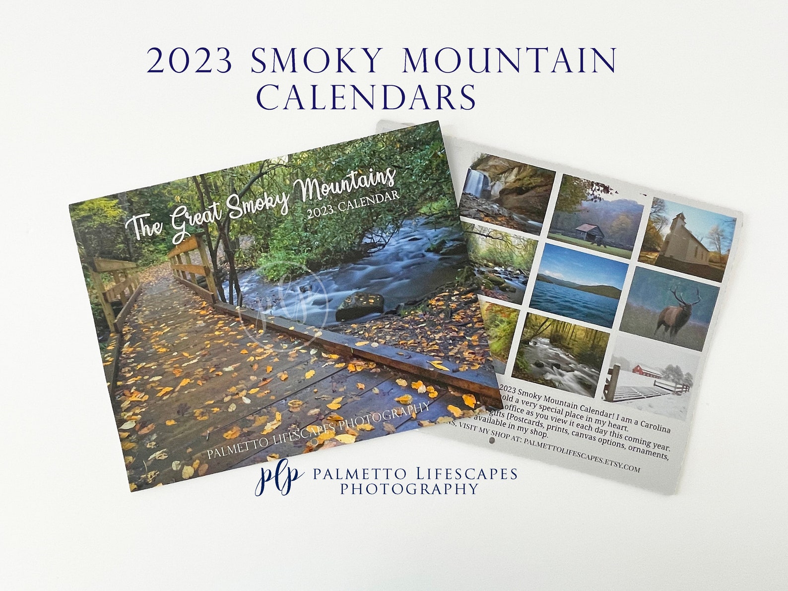 2023 Smoky Mountain Calendar Wall Calendar Smoky Mountains Etsy