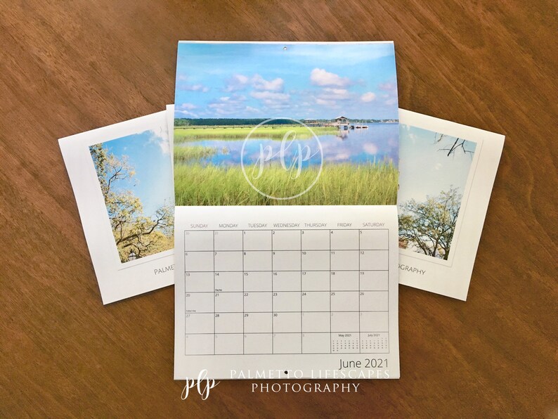 2021 Charleston Calendar Charleston Calendar South Carolina Etsy