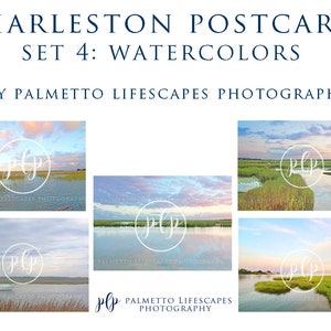 Charleston Watercolor Cards | Charleston Postcards, Watercolor, Watercolor Cards, Lowcountry Watercolor, Lowcountry Watercolor Cards