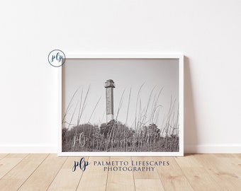 Sullivan's Island Lighthouse, Lighthouse, Sullivans Island Lighthouse, Coastal Lighthouse, Charleston art, Charleston photography