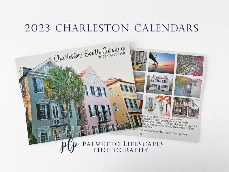 2023 Charleston Calendar Charleston Calendar South Carolina Etsy