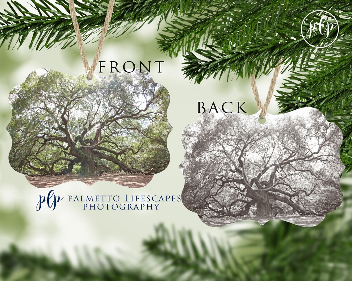 Charleston Ornament Double Sided Ornament Metal Ornament Etsy