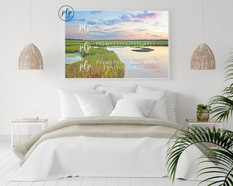 Watercolor Charleston Marsh, Marsh Watercolor, Lowcountry Marsh, Pastel Marsh, Charleston Pastel, Marsh Art, Coastal Art, Coastal Watercolor image 4