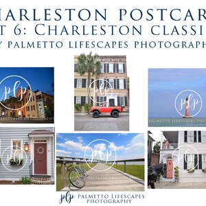 Charleston Postcards | Classic— Pastel Charleston, Charleston Cards, Charleston Flower Boxes, Holy City, Downtown Charleston